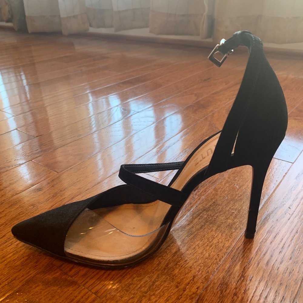Schutz Nissy Black Heels Size 7